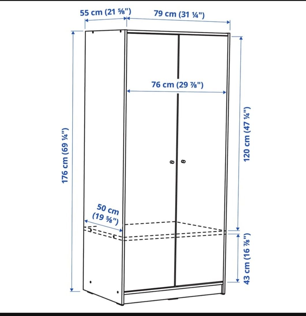 Ikea Armoires: Kleppstad - Schrank von IKEA – D'occasion à Ennetmoos par Negi5 3