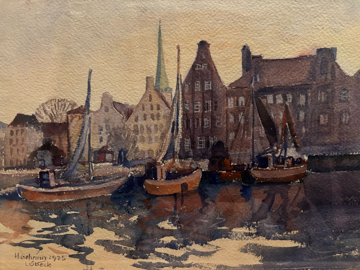 Gemälde: Aquarell von H. Gehring 1925 – Gebraucht aus Bözberg von Fema01