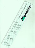 Lineal "Center Mundaun Ilanz" 30cm