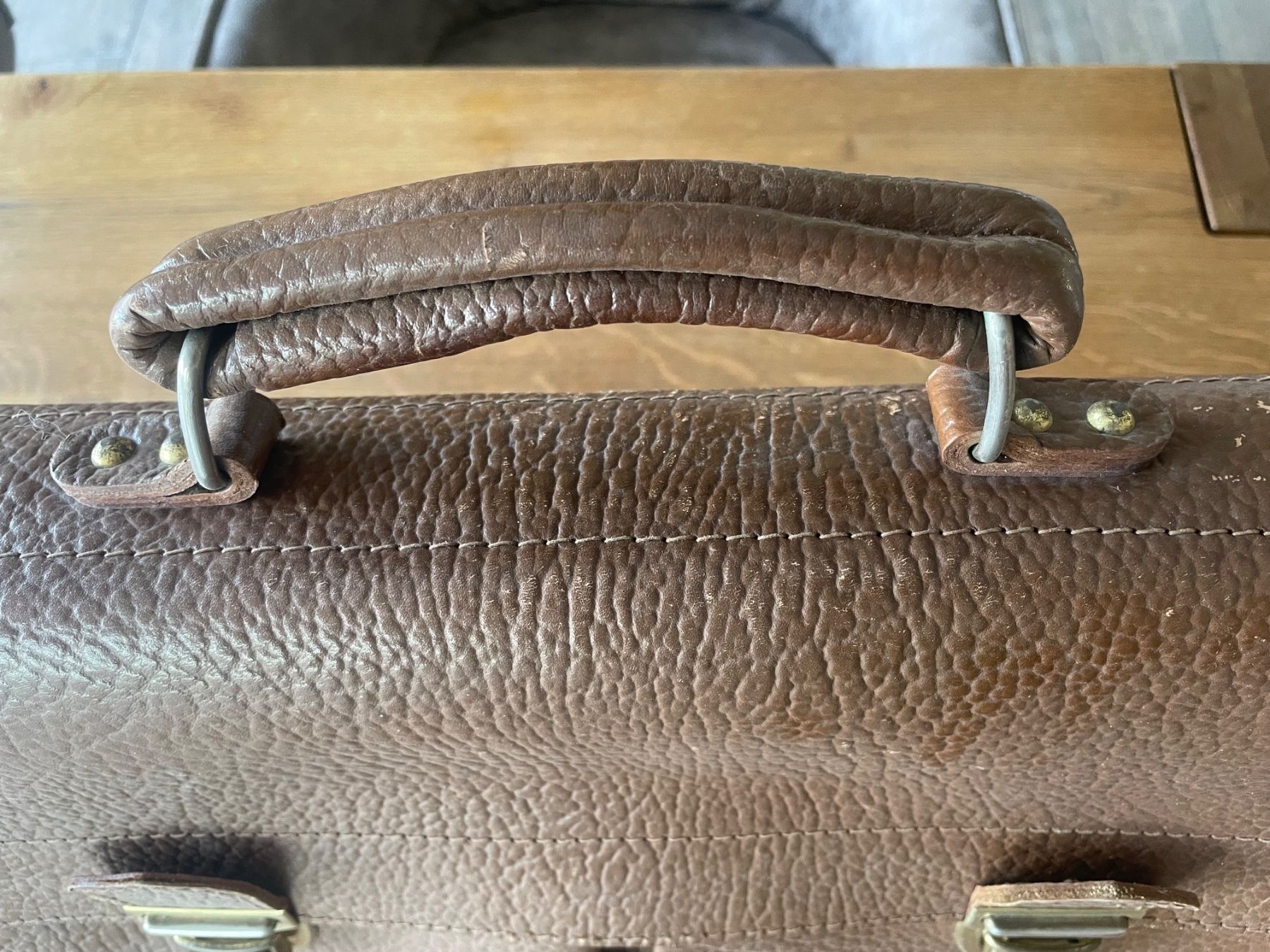 Koffer & Taschen: Ledermappe, Ledermappe mit einigen Gebrauchsspuren – Gebraucht aus Menziken von fiat-500 1
