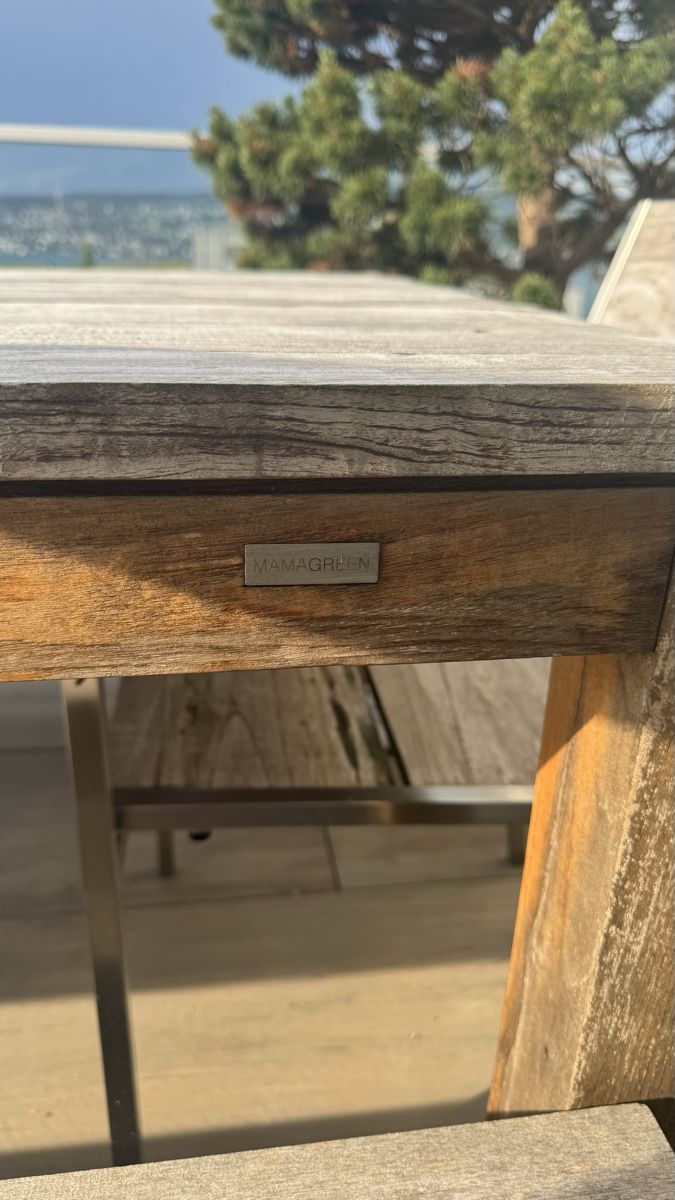 Set di tavolo e panche: Mamagreen - Outdoor Table – Usato da Horgen venduto da andi_078 1