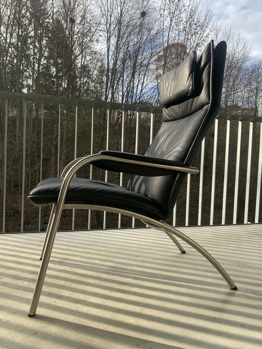 De Sede Poltrone: SALE: De Sede DS 270 Design Ledersessel mit Ottoman – Usato da Fribourg venduto da GBT42 1