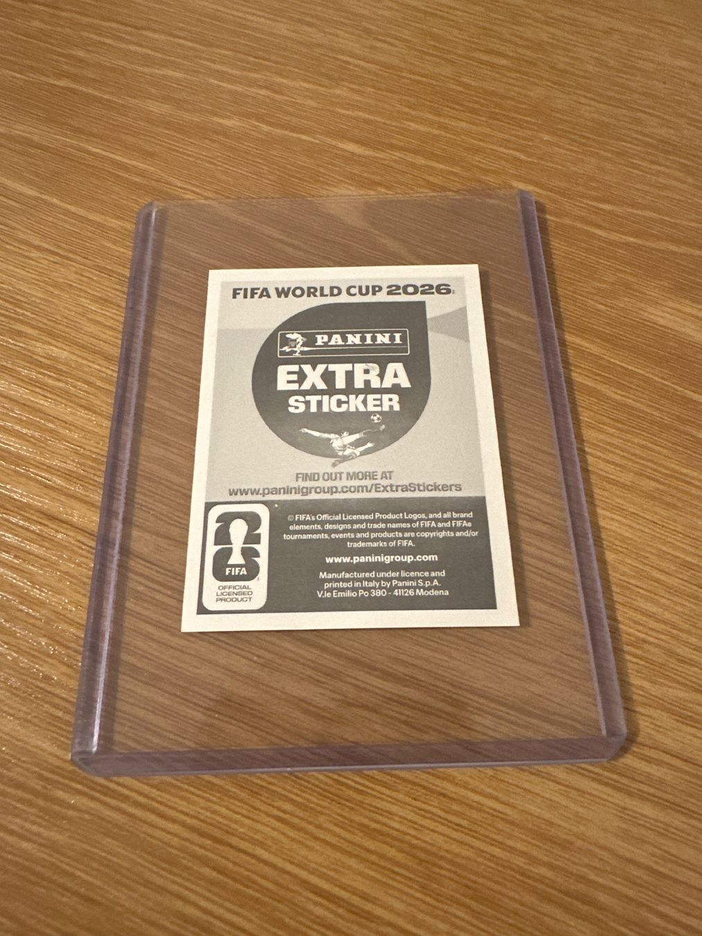 Panini Carte collezionabili: Extra Sticker Gold WM 26: Vini Junior – Nuovo e nell'imballaggio originale da Buchs ZH venduto da sah_gn89 1