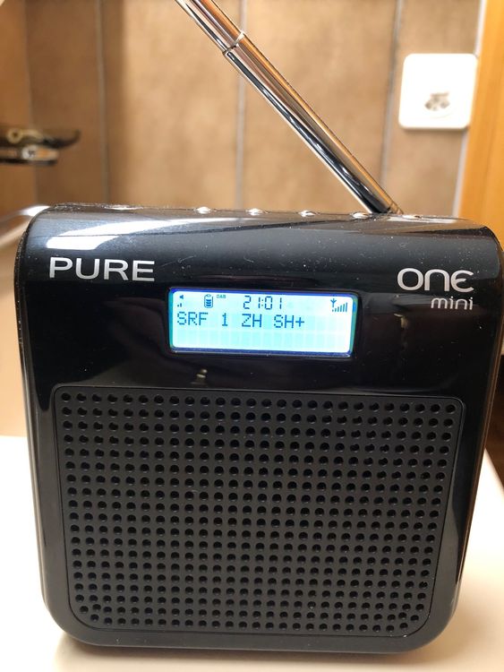 DAB+ Radio Pure One Mini schwarz MIT optionalem Akku Kaufen auf Ricardo