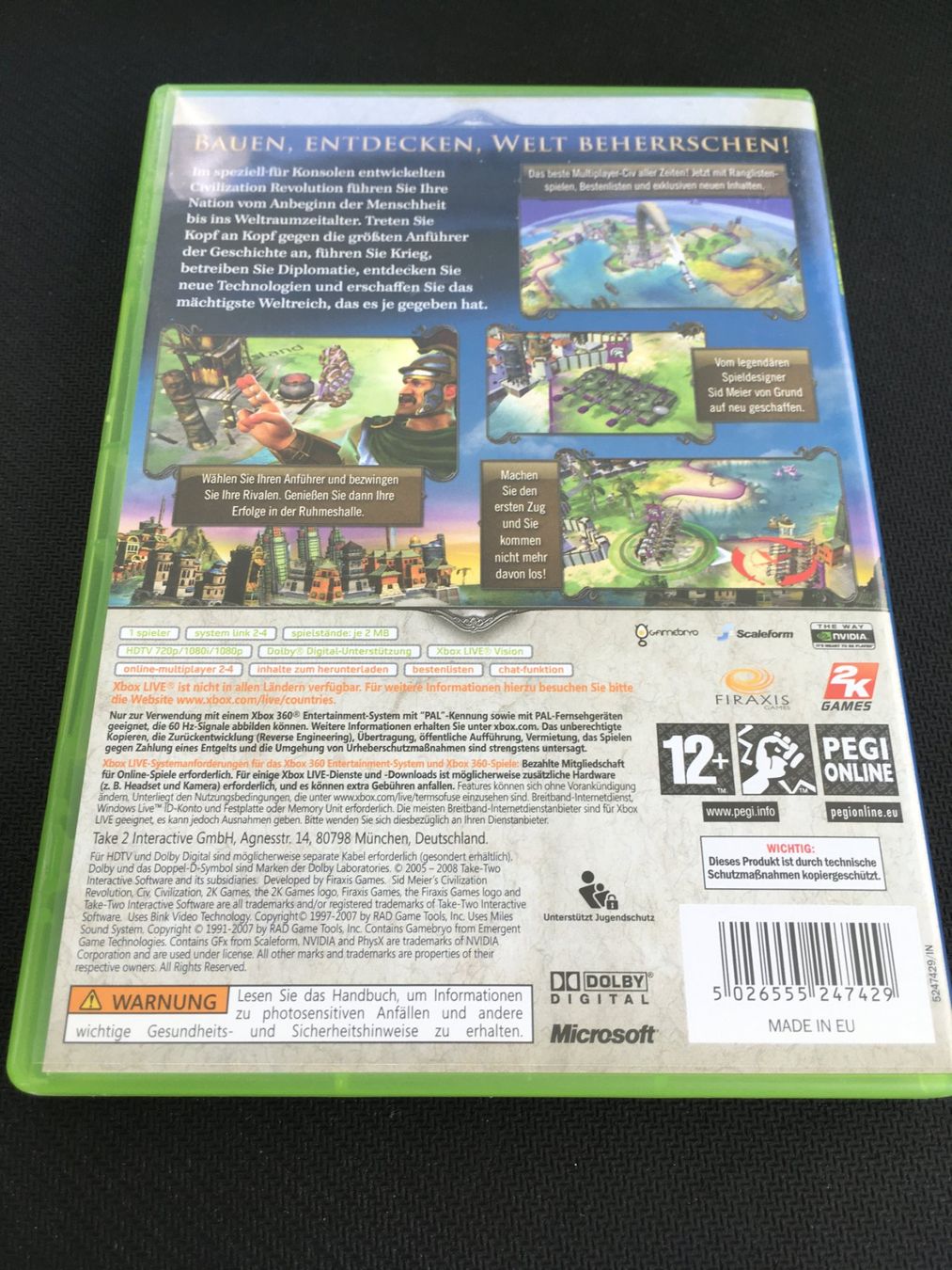 Microsoft Giochi: Civilization Revolution - Xbox 360 Game – Usato da St.Gallen venduto da Punktchen01 1