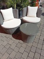 Rattan Sitzgruppe Gartenmöbel wie neu