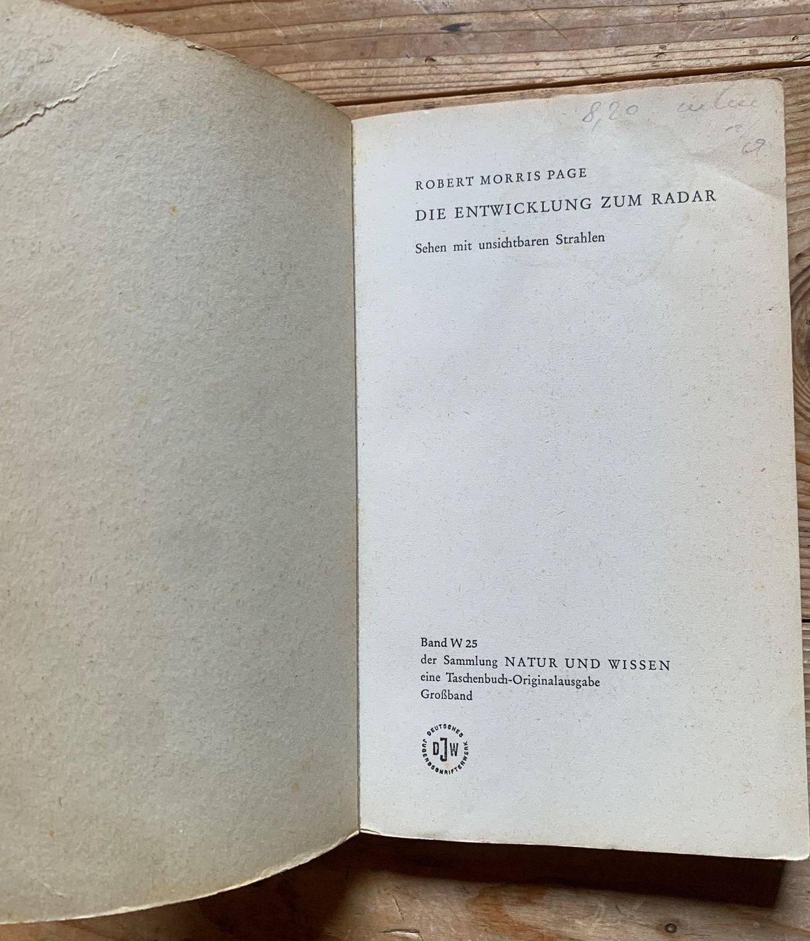 Libri: Buch Die Entwicklung des Radar – Usato da Goldingen venduto da Bergler012 2