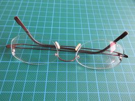 Brille Lindenberg, Bügel Titan, mit Etui, super leicht