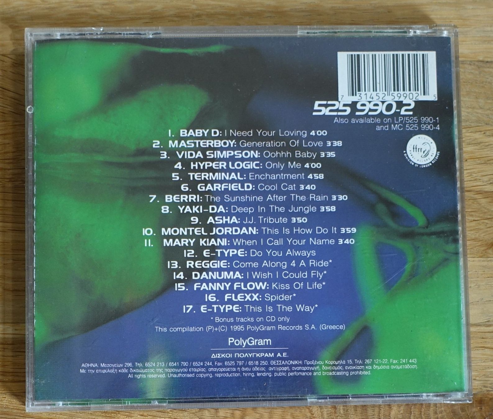 CD: Groovy Beat '95 Vol.2 - F19 – Usato da Sessa venduto da fraenklishop 1