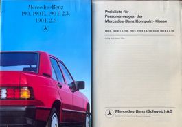 PROSPEKT/PL | MERCEDES 190/190E/2-3 & 2.6 -W201 | AB 12.1985