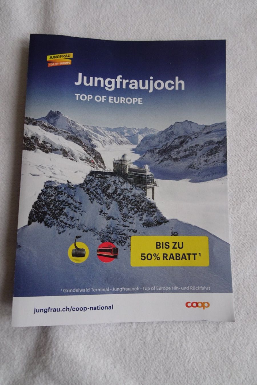 Bons: Gutschein Jungfraujoch - 50 % auf Fahrt mit pers. Code – Neuf (Voir description) à Strengelbach par schmetterling20