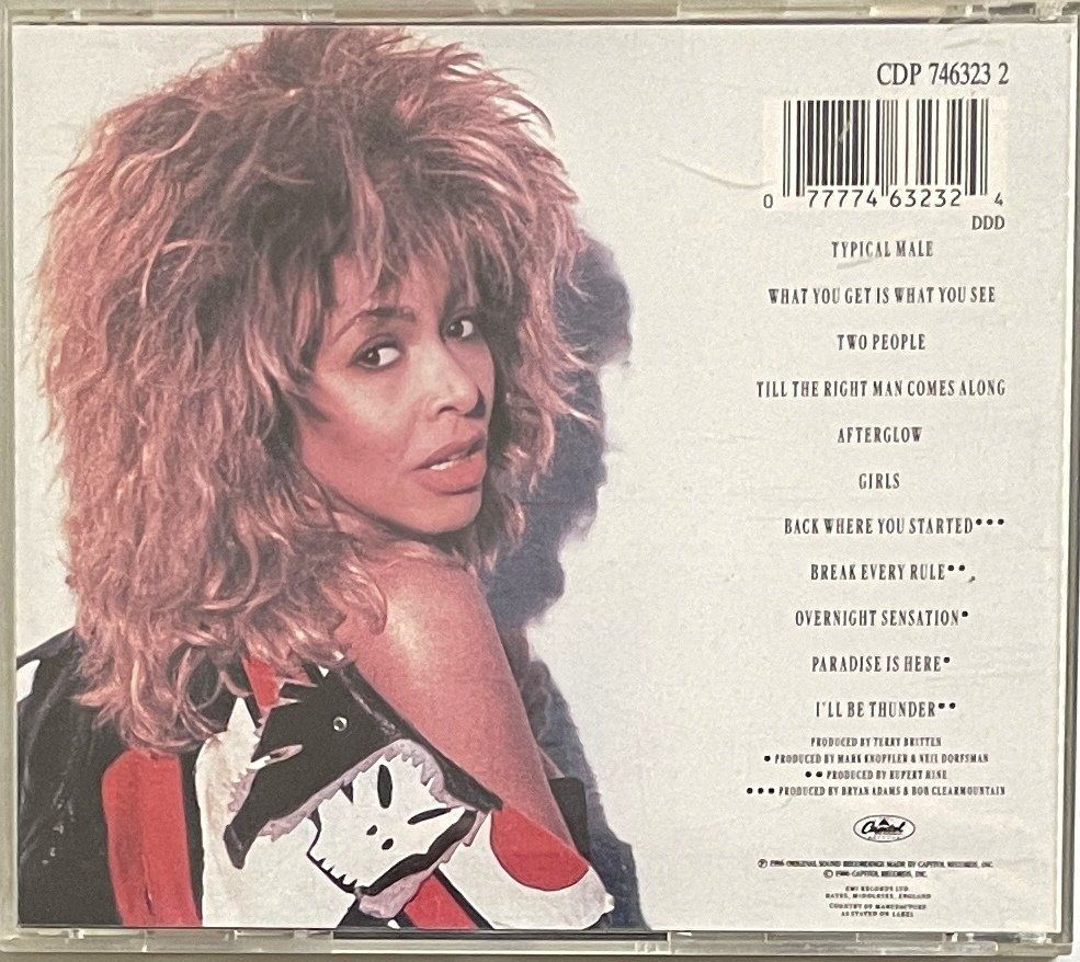 CDs: Tina Turner - Break Every Rule – Gebraucht aus Savagnier von Ne2065 1