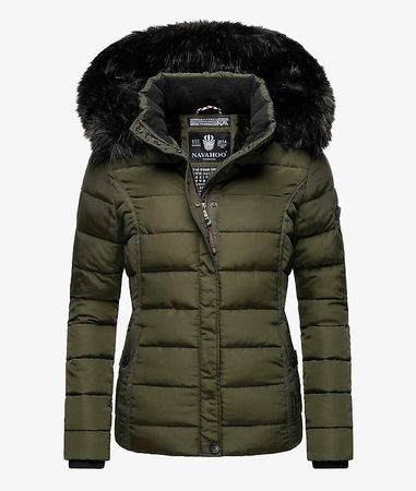 Navahoo Winterjacke, olive