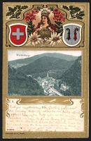 Passepartout-Lithographie Waldenburg, Or