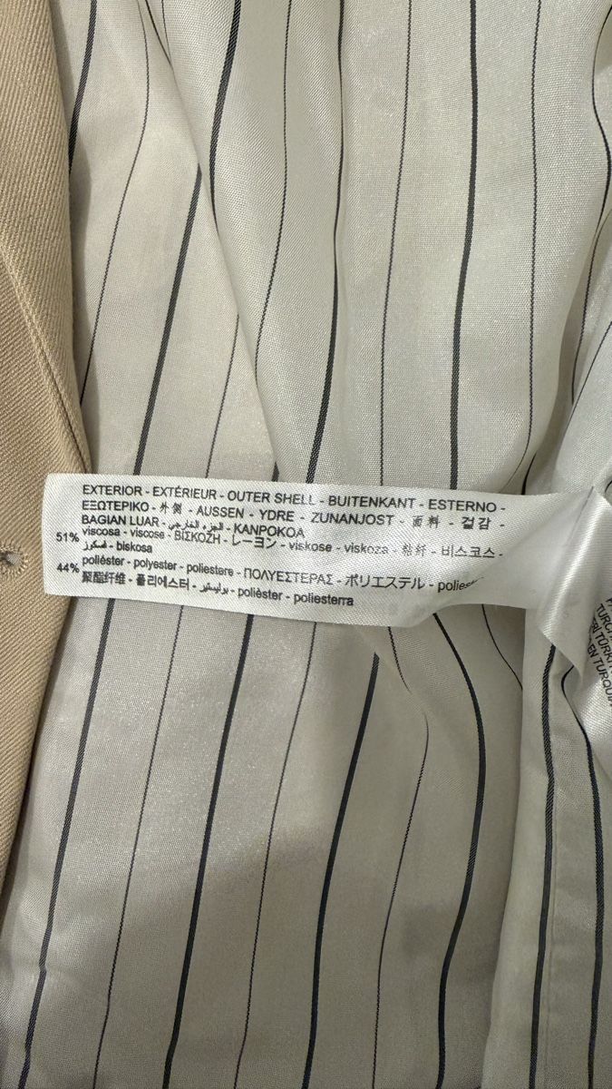 Bershka Anzüge & Kostüme: Blazer Beige – Grösse XS/S – Neu (gemäss Beschreibung) aus Schlieren von tub_9jm7 2