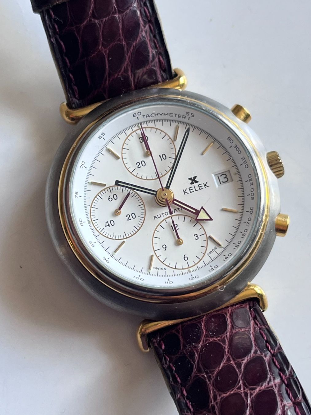 Orologi: Kelek GMT Automatic Chronograph Titanium – Usato da Worblaufen venduto da chronyves 2