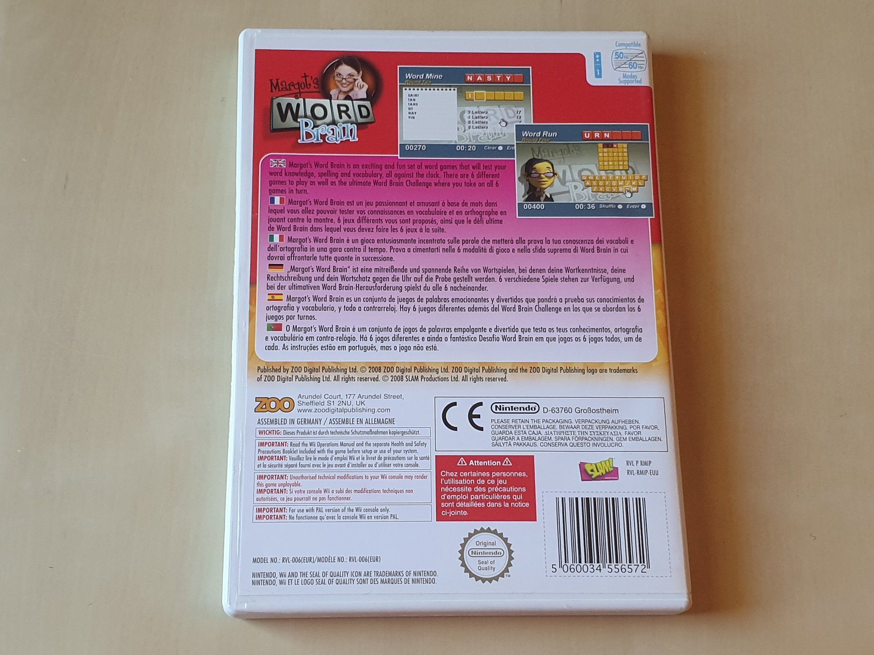 Nintendo Jeux: Margot's Word Brain – D'occasion à Stansstad par collectorsshop 1