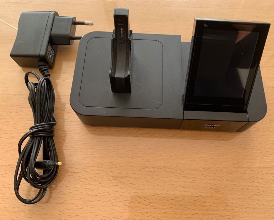 Jabra 14163-00 Netzteil Für Basisstation - AC/DC Adapter Schwarz, Kompatibel Mit Jabra Headsets