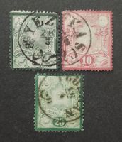 Persien/Iran 1881-82, "Sun" gestempelte