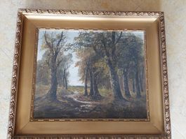 Gemälde Waldlichtung von