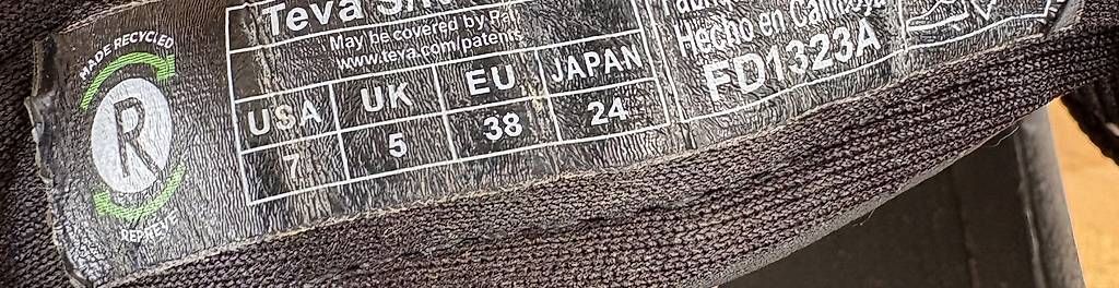 Damenschuhe: Teva 38 – Gebraucht aus Genève von sandram02 2