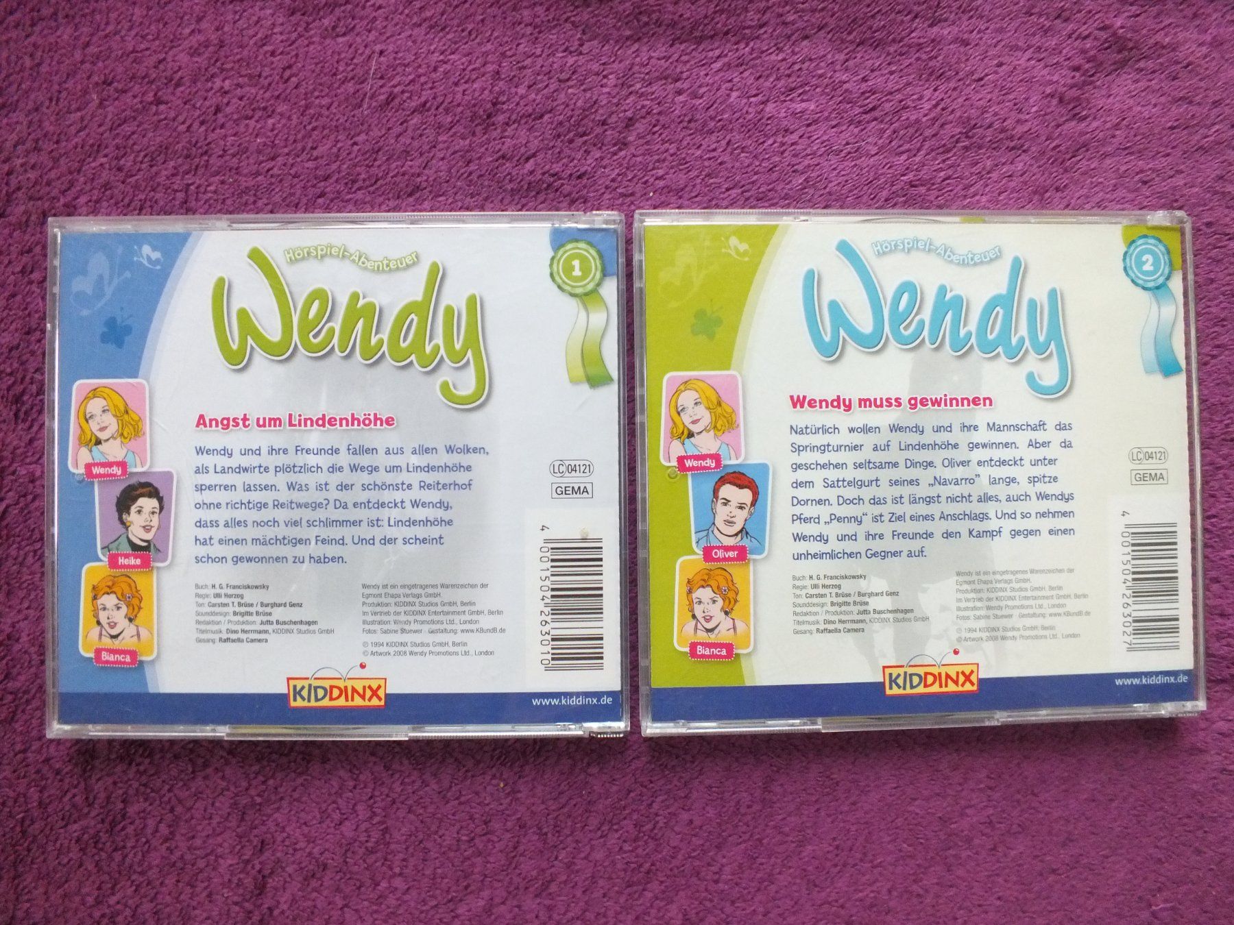 CDs: 7 - Wendy - Hörspiel - CD´s – Gebraucht aus Müllheim Dorf von Seeeule01 2