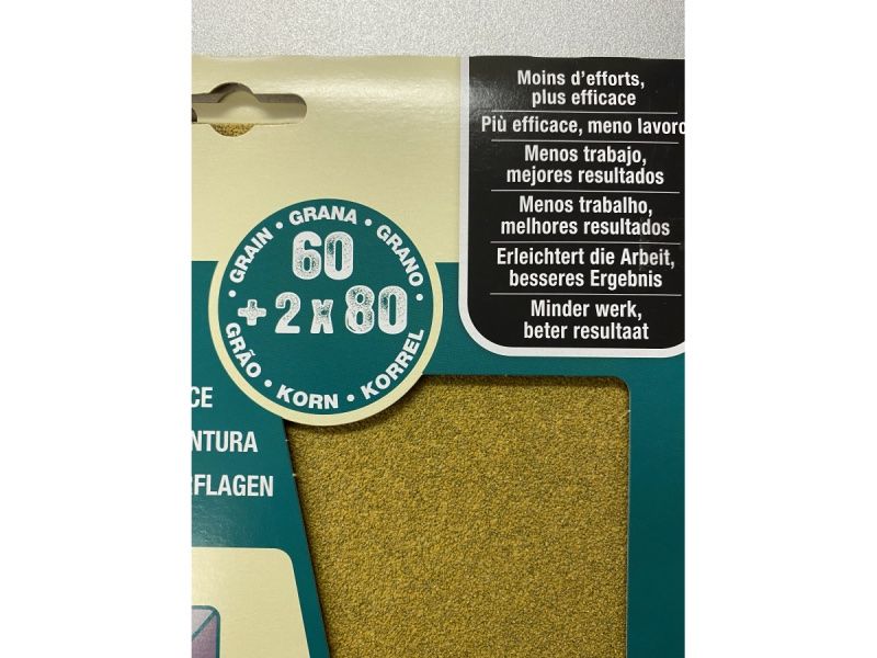 Schleifen & Polieren: neue Schleifpapiere 1x P60 & 2x P80 – Neu und originalverpackt aus Necker von liq24 1