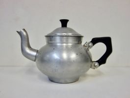 Vintage Aluminium Kaffeekanne Teekanne Bakelit