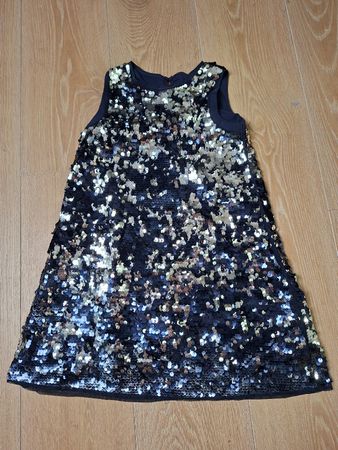 Pailettenkleid Gr. 122