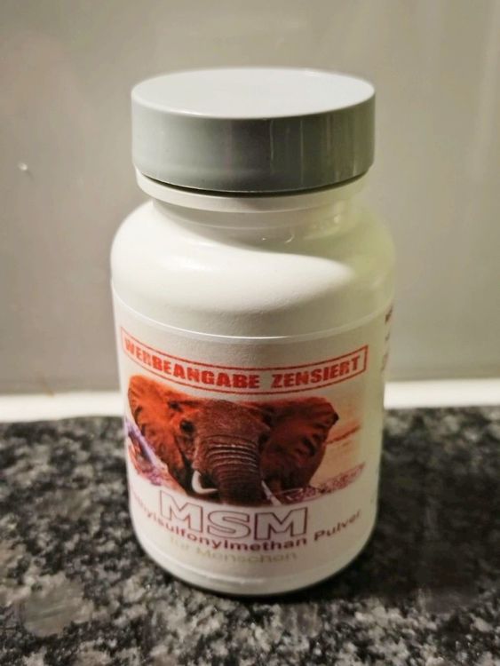 Poudre MSM 1000 G De Robert Franz - Complément Vegan - Date De Péremption 01/2026