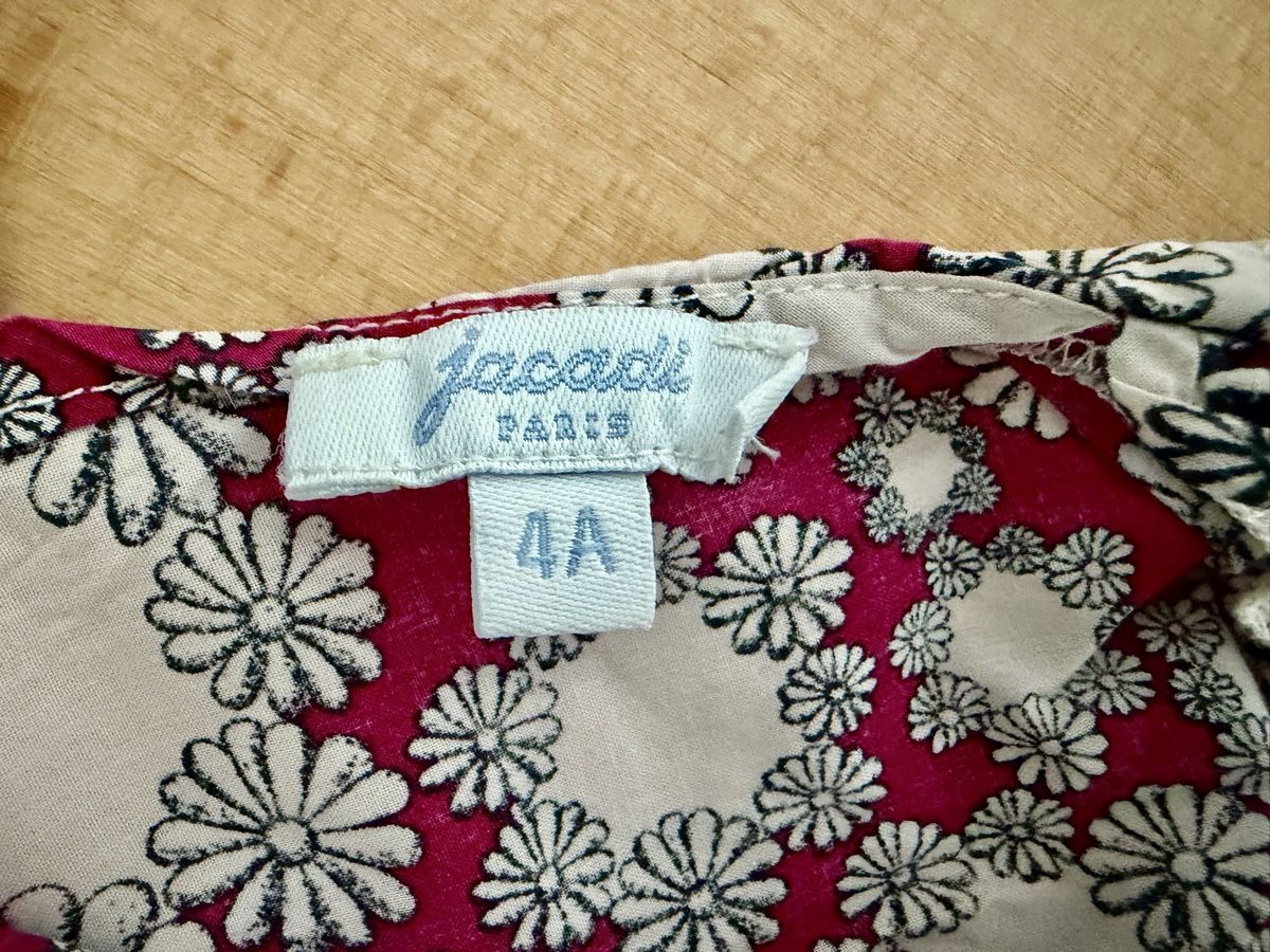 Jacadi Camicette, T-shirt & Top: Jacadi Paris Bluse, Gr. 4A, Blumenmuster – Usato da Riehen venduto da kat_cx85 2