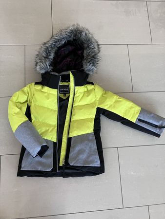 Icepeak Winterjacke, neongelb/-grün, Gr. 122, Top Zustand!