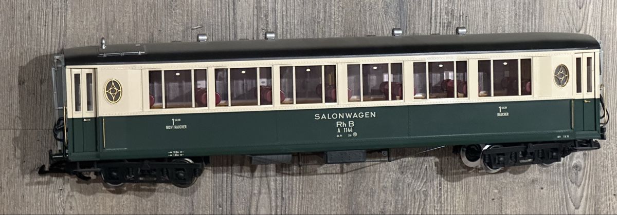LGB Trains électriques: RhB Salon-Wagen grün/créme – Neuf (Voir description) à Ostermundigen par Bahnfan 2