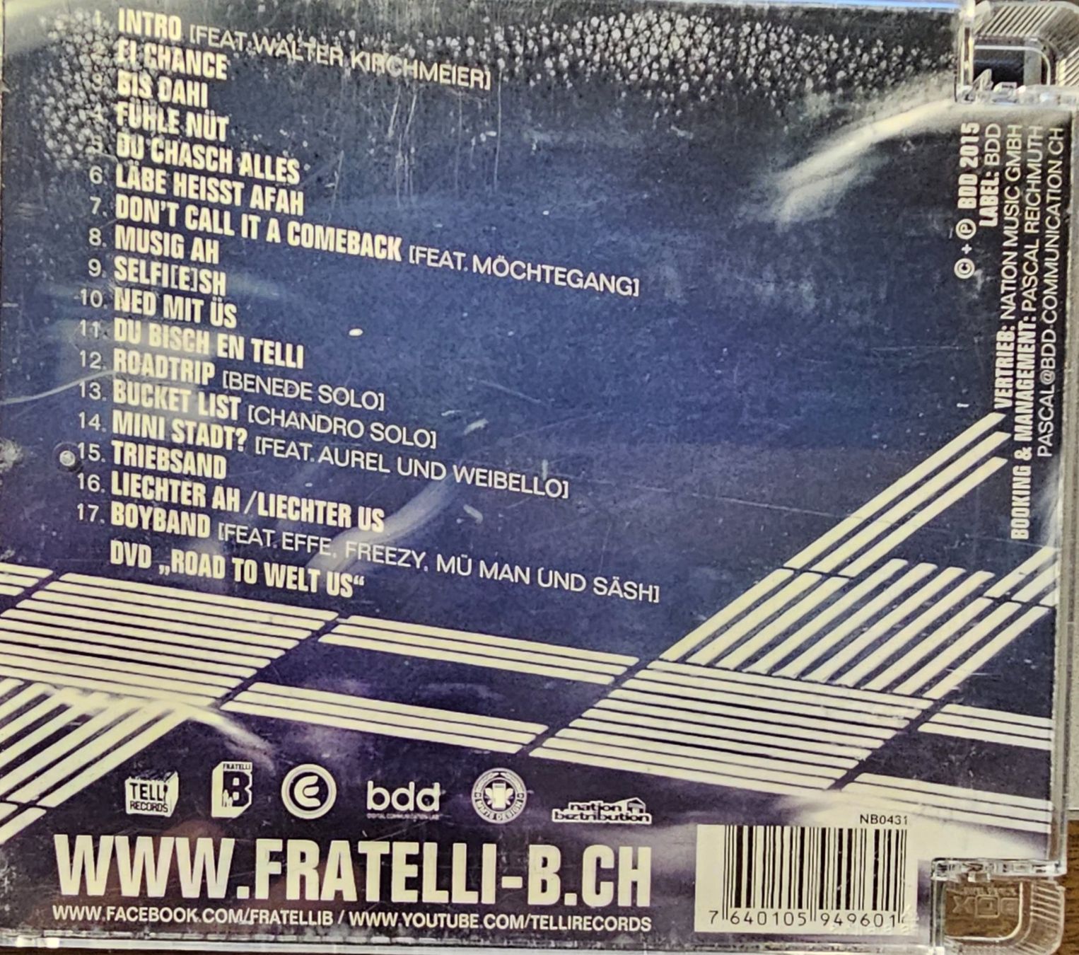 CDs: Fratelli-B - Welt Us – Gebraucht aus Wahlen b. Laufen von Cg10 1