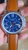 Montre Chrono Fossil homme, bracelet  brun - impeccable état