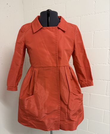 Miu Miu Trenchcoat Orange Gr. 40 Frühling Sommer 