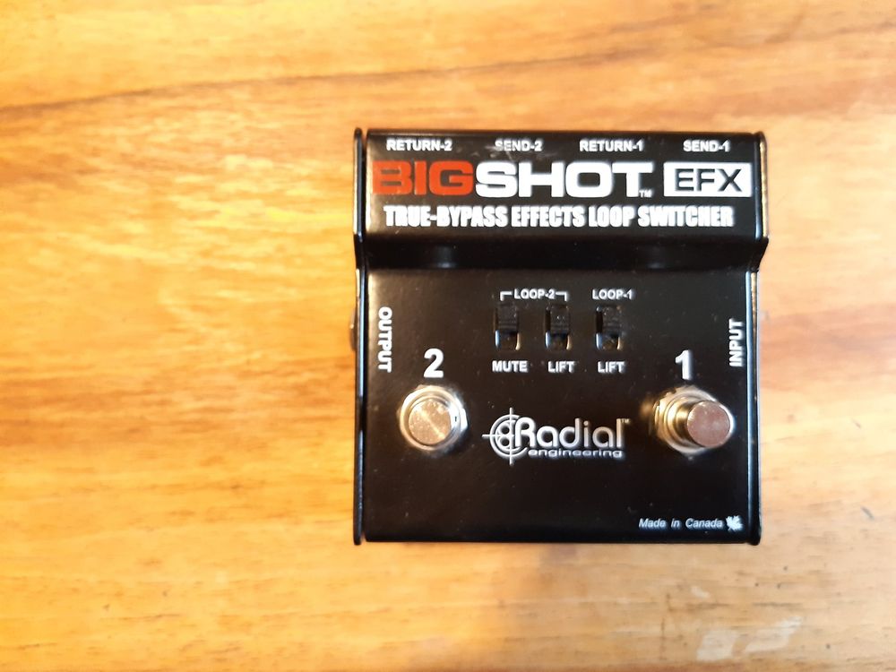 BigShot Effects Loop Switcher von Radial Engineering (Gebraucht) in ...