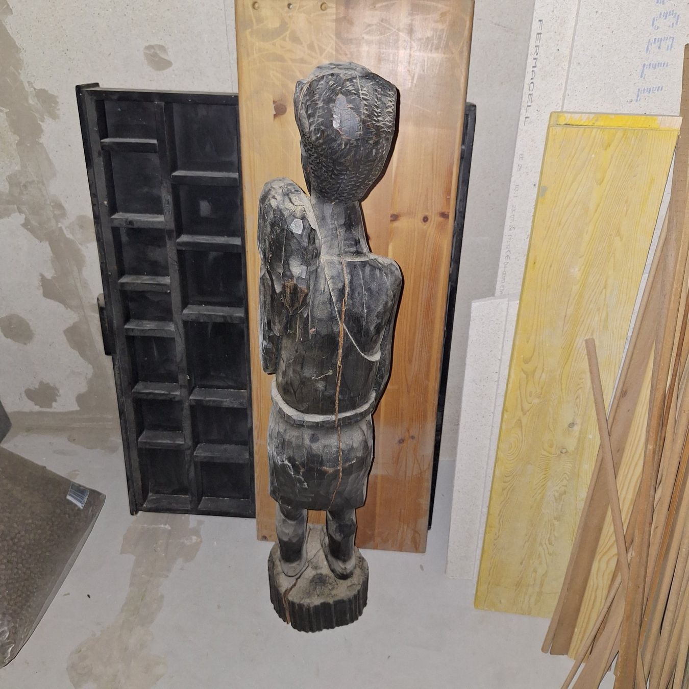 Xilografie: Holzfigur aus Afrika – Usato da Wölflinswil venduto da hus02qvarna 3