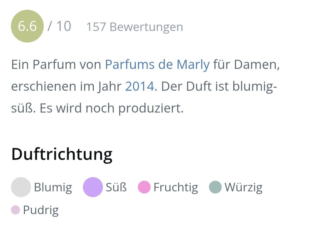 Profumi & Eau de Toilette: 2 ml DARCY PARFUMS DE MARLY ABFÜLLUNG – Nuovo (secondo la descrizione) da St. Gallen venduto da CaliSunshine 2