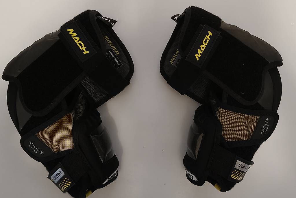Protezioni & Imbottiture: Gomitiere BAUER Supreme Mach SR - Large – Usato da Castione venduto da sposavec 1