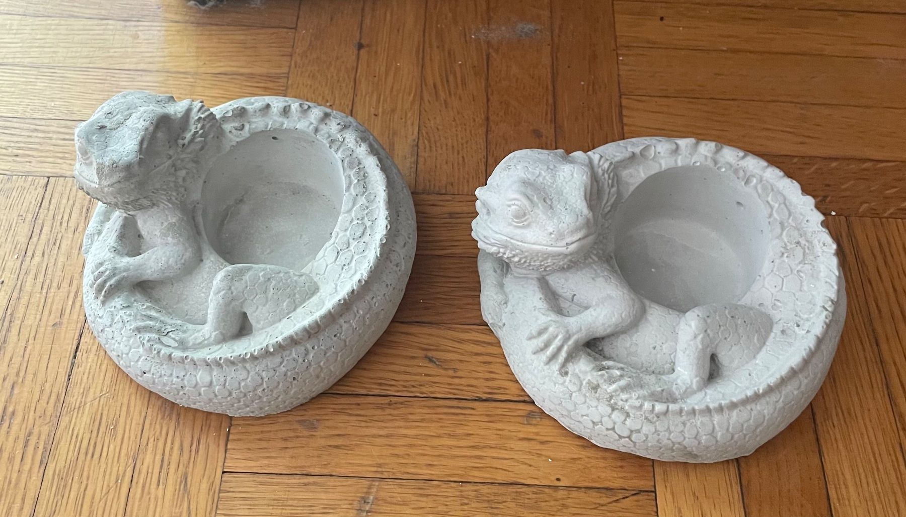 Toutes les décorations: 2er Set Kerzenhalter Eidechse neu – Neuf avec emballage d'origine à Au ZH par Jaggy4 3