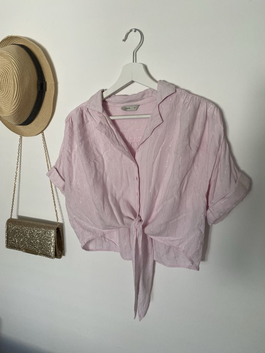 Only Tops: Chemisier rose à nouer devant taille M - Only  – Neuf (Voir description) à Delémont par bou_26 1