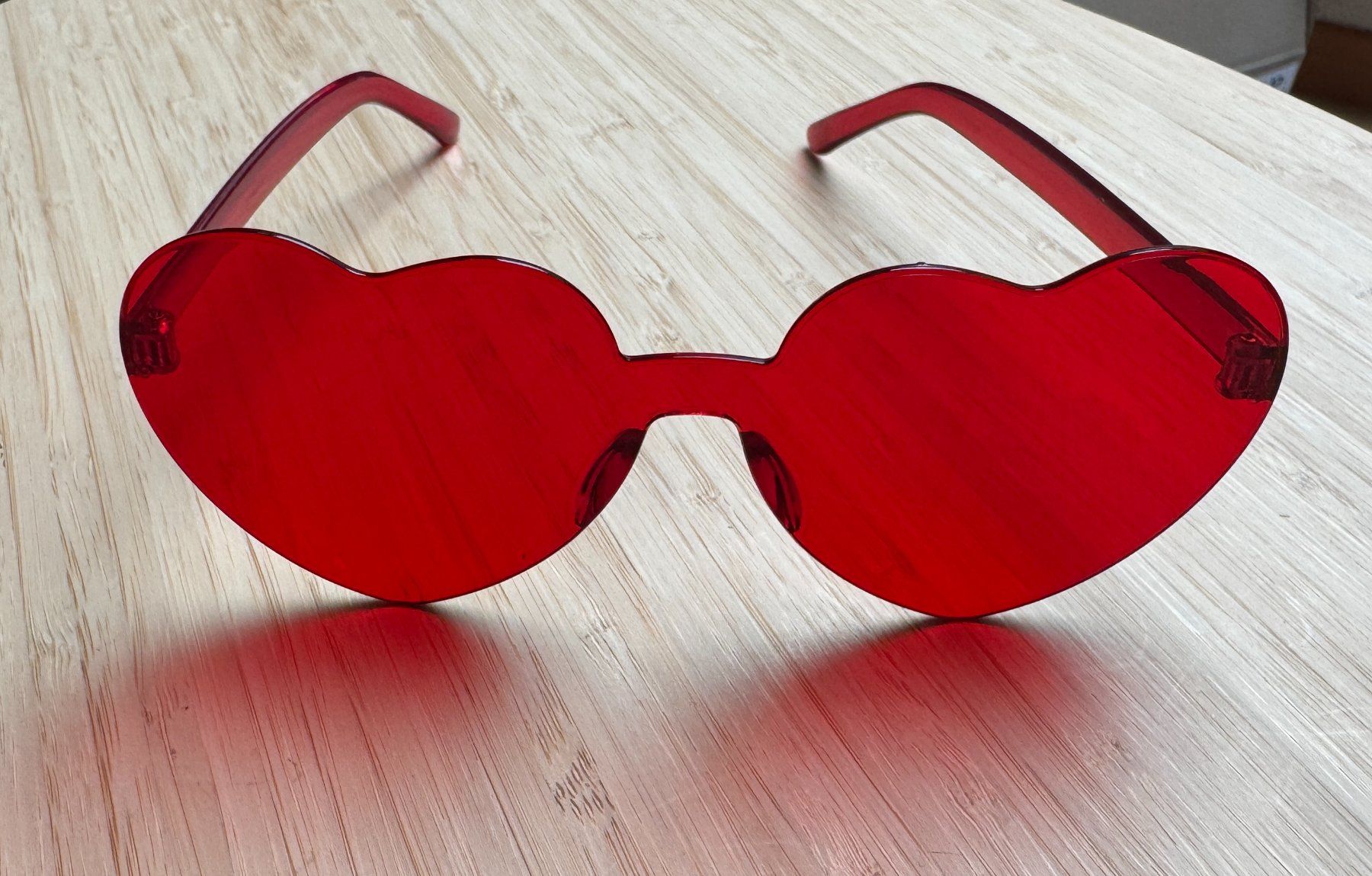 Occhiali & Lenti: Heart Brille, Gadget, Meme Glasses, rot, red – Nuovo e nell'imballaggio originale da Winterthur venduto da YaV 1