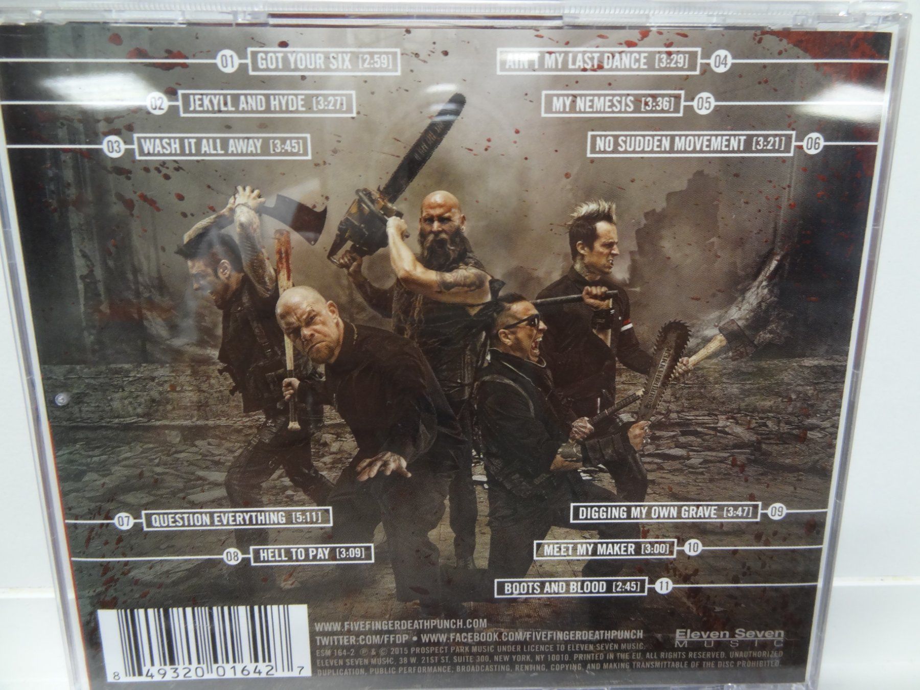 CDs: Five Finger Death Punch - Got Your Six CD, – Gebraucht aus luzern von musicandart 1