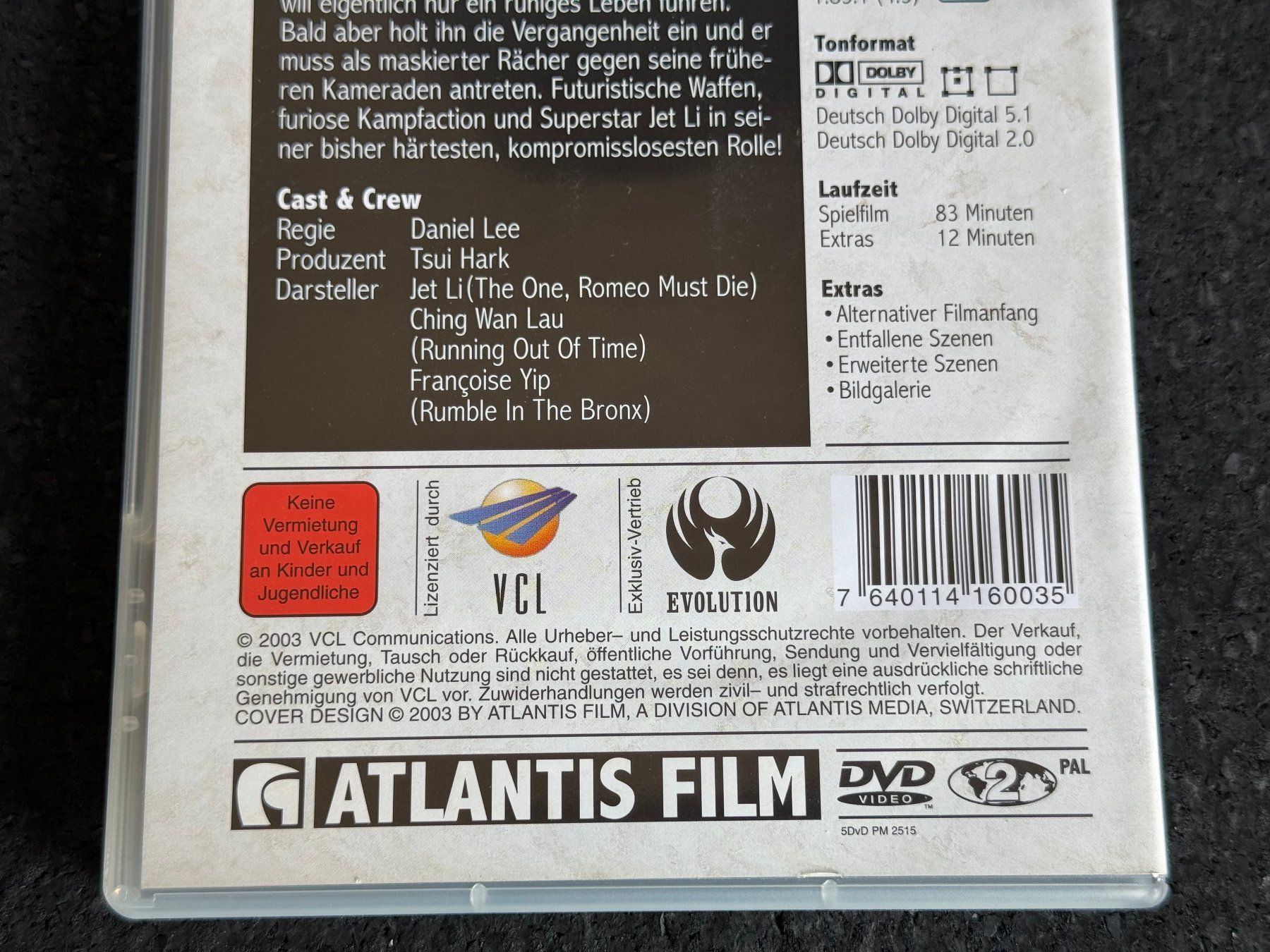Alle DVDs: Jet Li Black Mask DVD DE – Gebraucht aus Fribourg von tschjoly 3