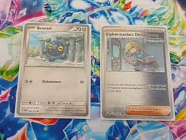 2 deutsche Pokeball Pokemonkarten aus Prismatische Entw.
