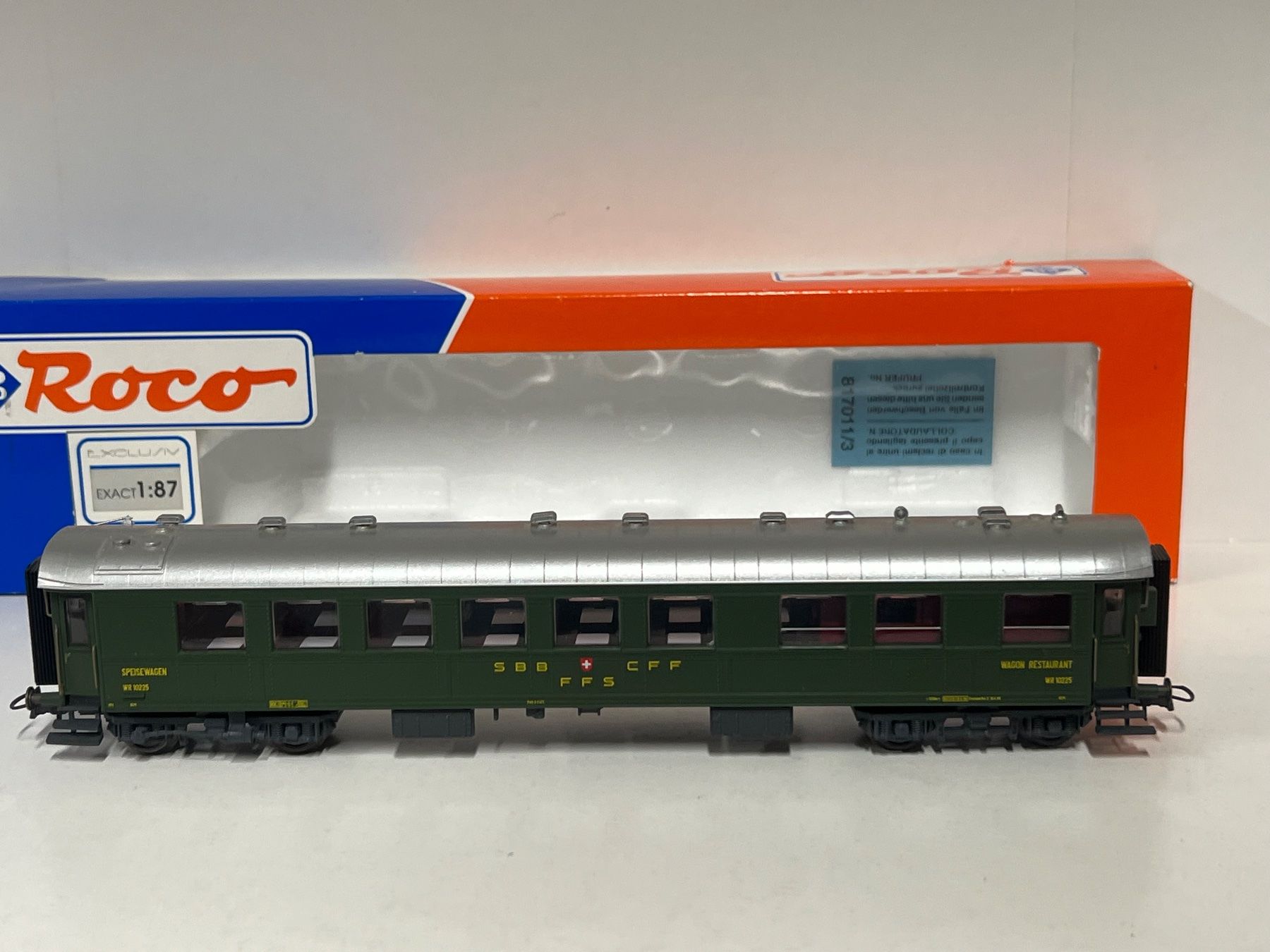 Roco Modellini di ferrovie: Roco 44876 Speisewagen  SBB H0 AC – Usato da Geroldswil venduto da TopTrain54 2