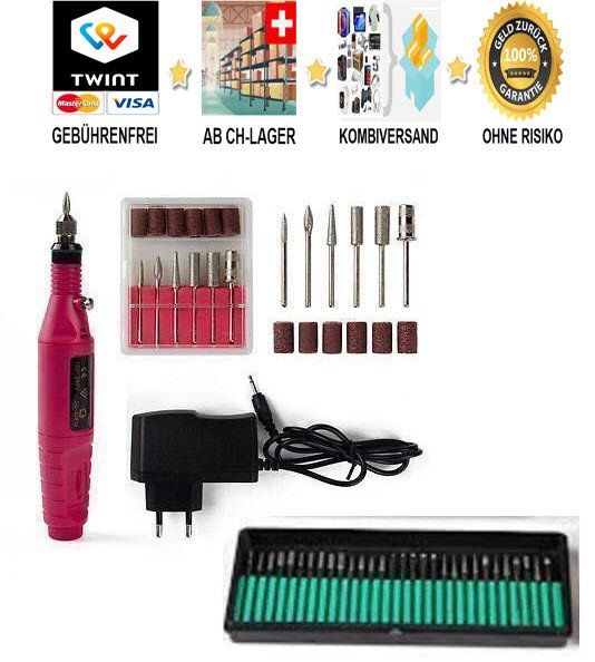 Aufbewahrungsbox Für Nagelfräser-Bits – 30 Plätze, Staubdicht, Kunststoff