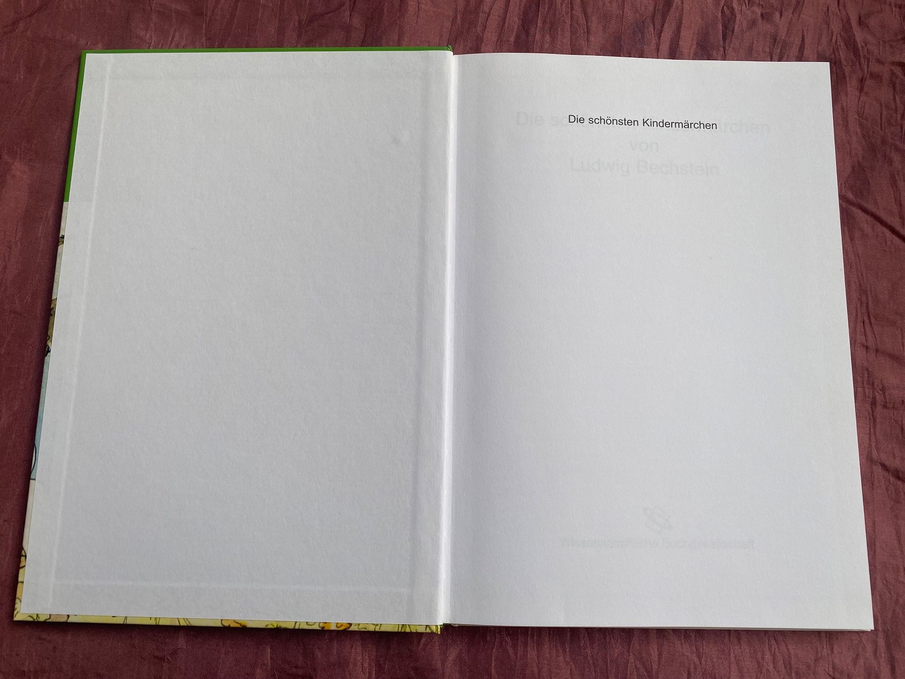 Bücher: Die schönsten Kindermärchen L. Bechstein Kinderbuch Gebunden – Gebraucht aus Basel von him_5r5n 1