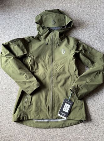 Neue Scott Explorair 3L HS Jacke, Damen, Gr. S, fir green